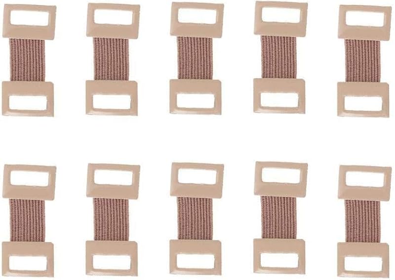 10 Skin Color Metal Bandage Clips - Secure Elastic Wrap Fasteners