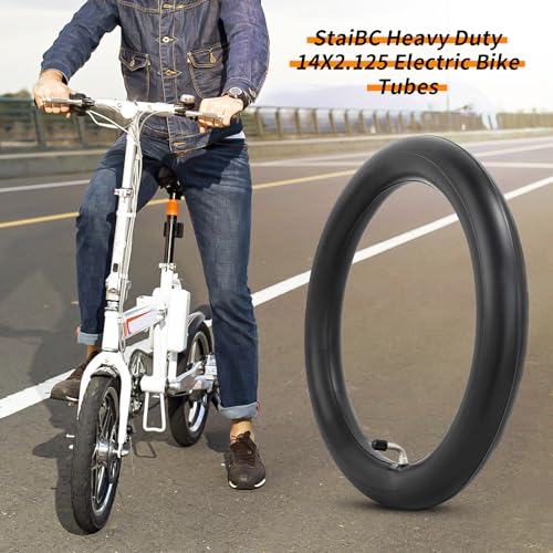 Heavy-Duty 14x2.125 Inner Tubes for Electric Scooters & E-Bikes - 2 Pack