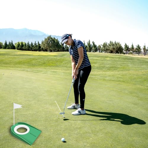 Golf Putting Cup with Flag - Indoor/Outdoor Practice Aid