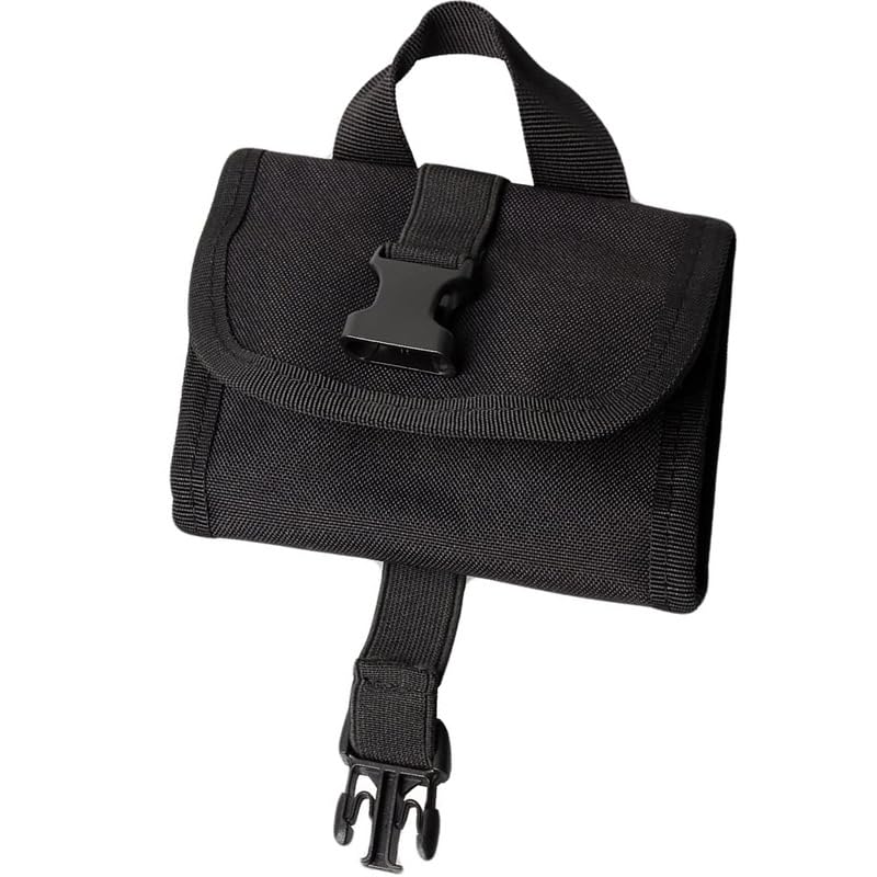Molle Pouch for 14 Rifle Shells - Foldable Carrier - Black