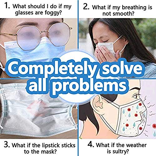 Silicone Face Mask Support Frame for Comfortable Breathing