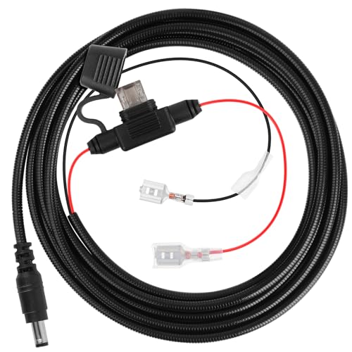 5.5x2.1mm DC Plug Trail Camera Power Cable with End-Spade Connector - 79"