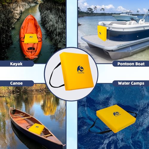 Type IV Throwable Flotation Device - Coast Guard Approved, Yellow - 1 Pack
