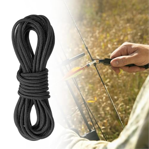 Archery D Loop Rope - 10 FT Black Nocking Loop String