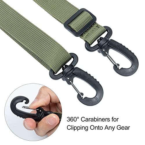 Adjustable Replacement Shoulder Strap for Messenger Bag - Green, 1 Pack
