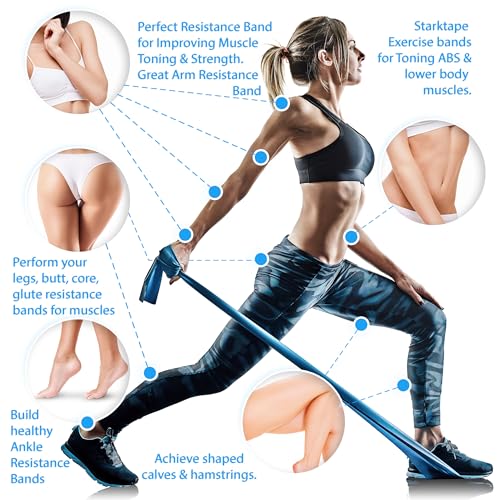 50 Yards Medium Resistance Bands - Latex-Free Elastic Roll