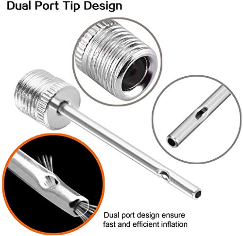 10-Pack Universal Ball Pump Needle and Nozzle Set for Sports Balls & Inflatables