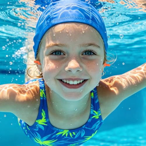 14 Sets Silicone Swimming Ear Plugs - Reusable Waterproof Ear Protection