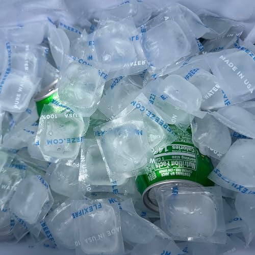 FlexiFreeze 5 lb Reusable Ice Cubes - Quick-Freezing, Long-Lasting Cooler Ice