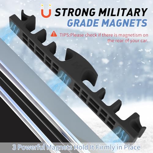 Magnetic Ski & Snowboard Vehicle Mount - Holds 4 Pairs Skis or 2 Snowboards