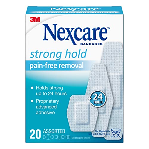 Strong Hold Pain-Free Removal Bandages - Assorted, 20 Count