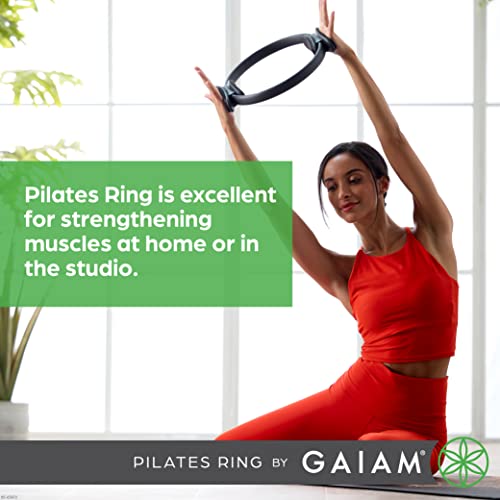 15" Pilates Ring for Toning Arms, Legs & Core | Lightweight & Flexible