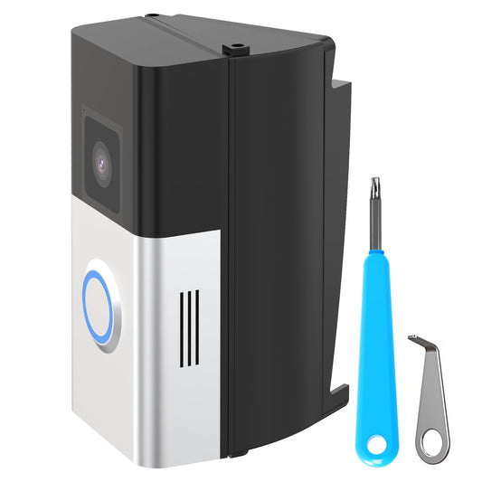 Ring Doorbell Vinyl Siding Mount, Adjustable 30 to 55 Angle Doorbell Mount Compatible with Ring Video Doorbell, Doorbell Camera Holder Bracket Wedge for Apartment, offices