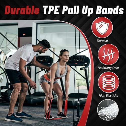 4-Level Resistance Bands Set for Full-Body Workout - Multicolor