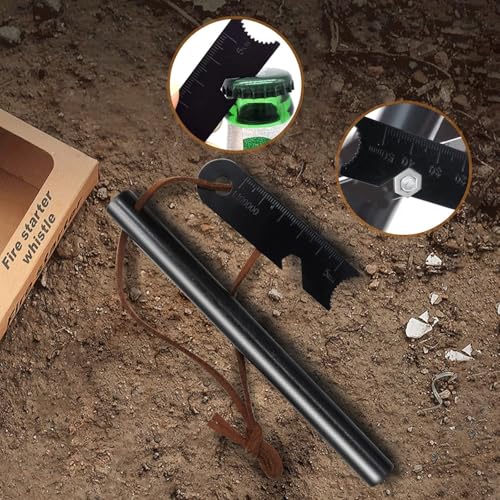 Ferro Rod Fire Starter Survival Tool Kit - 4" x 3/8" 2 Pack