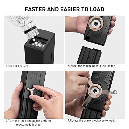 1600-Round Airsoft Speed Loader for 6mm BB Magazines - Fast Loading