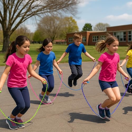 Adjustable Colorful Jump Rope - 3 Pack for Kids & Teens