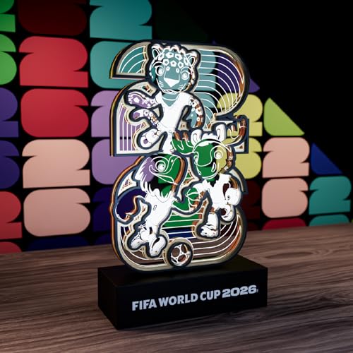 FIFA World Cup 2026 Mascots LED Night Light Figurine - Clutch, Maple, Zayu