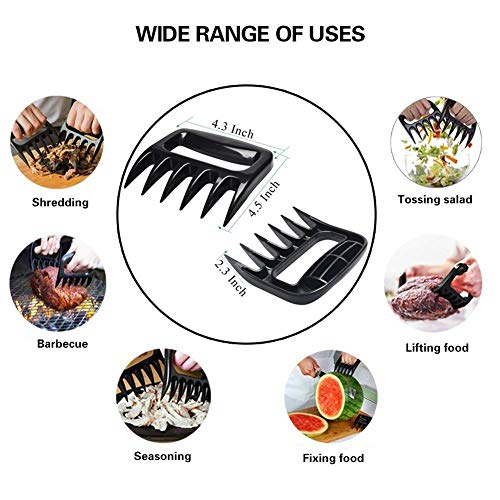 Turkey Lifting Forks & Meat Claws Set - Heavy Duty Shredding and Handling