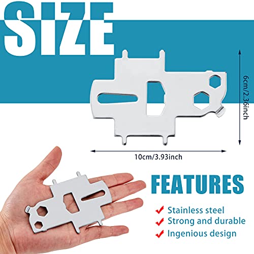 Stainless Steel Boat Gas Cap Key Tool - 2 Pack