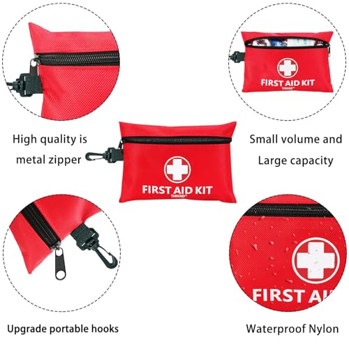 147-Piece Mini First Aid Kit for Travel, Camping & Home