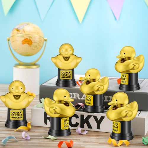 Duck Trophy Award - 6 Inch Tall Plastic MVP for Celebrations