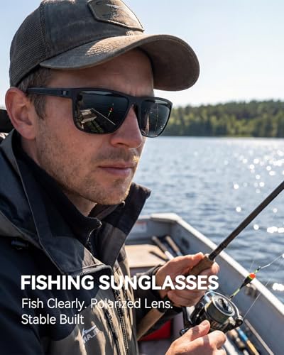 Polarized Sunglasses for Men - UV400 Lightweight Sun Glasses
