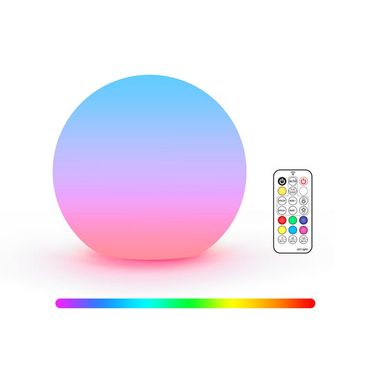 LOFTEK 3-inch Smart Sphere Night Light, Multi-Color Rechargeable Ball Lights, RGB Mood Lighting, Waterproof Ambient Light for Home Bedroom Patio Pool Decorative Lighting, Halloween, Xmas Gift, 1 Pack