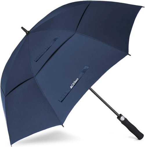 ACEIken Golf Umbrella - Extra Large 58/62/68 Inch Automatic Open | Windproof & Waterproof Double Canopy