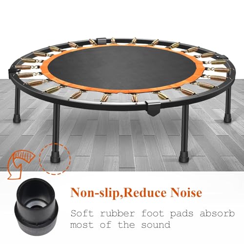 Mini Trampoline Leg Cap Tips - 2 Pack Rubber Floor Protectors