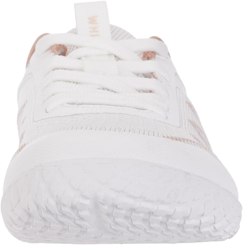 WHITIN Women Barefoot Shoes Minimalist Wide Toe Box Sneakers Size 9.5 Zero Drop Sole Walking Trail Running Casual Flexible Sport Gym Pink White 40.5