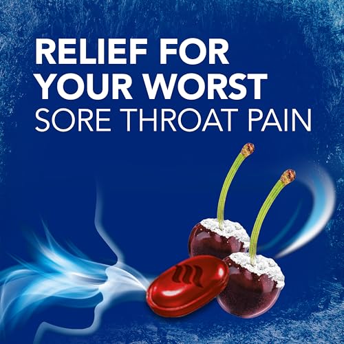 Vicks VapoCool Severe Medicated Sore Throat Drops - Cherry, 45 Count