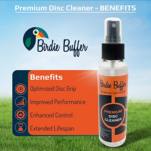 Birdie Buffer Disc Golf Cleaner - Rejuvenate Discs for Better Grip & Performance