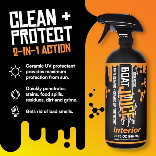 Boat Cleaning Kit - Exterior & Interior Cleaner with Microfiber Towels