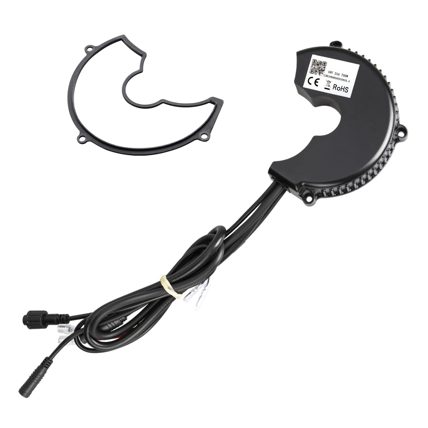 BAFANG Controller 48V 750W for BBS02B Mid Drive Motor with Front Light Connector and Gear Shift Sensor Connector Latest Model