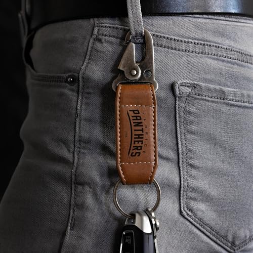 NHL Hockey Laser Engraved Carabiner Keychain - Florida Panthers
