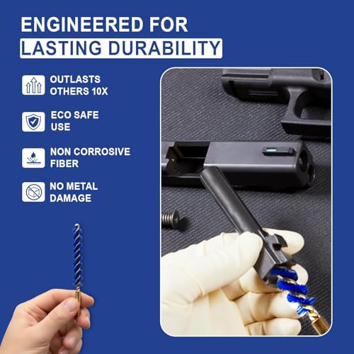 Premium Nylon Bore Brush for 6.5mm/.265 Caliber Rifle