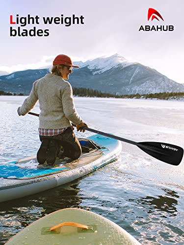 Adjustable SUP Paddle - Lightweight Aluminum Alloy, 68-84" - Black