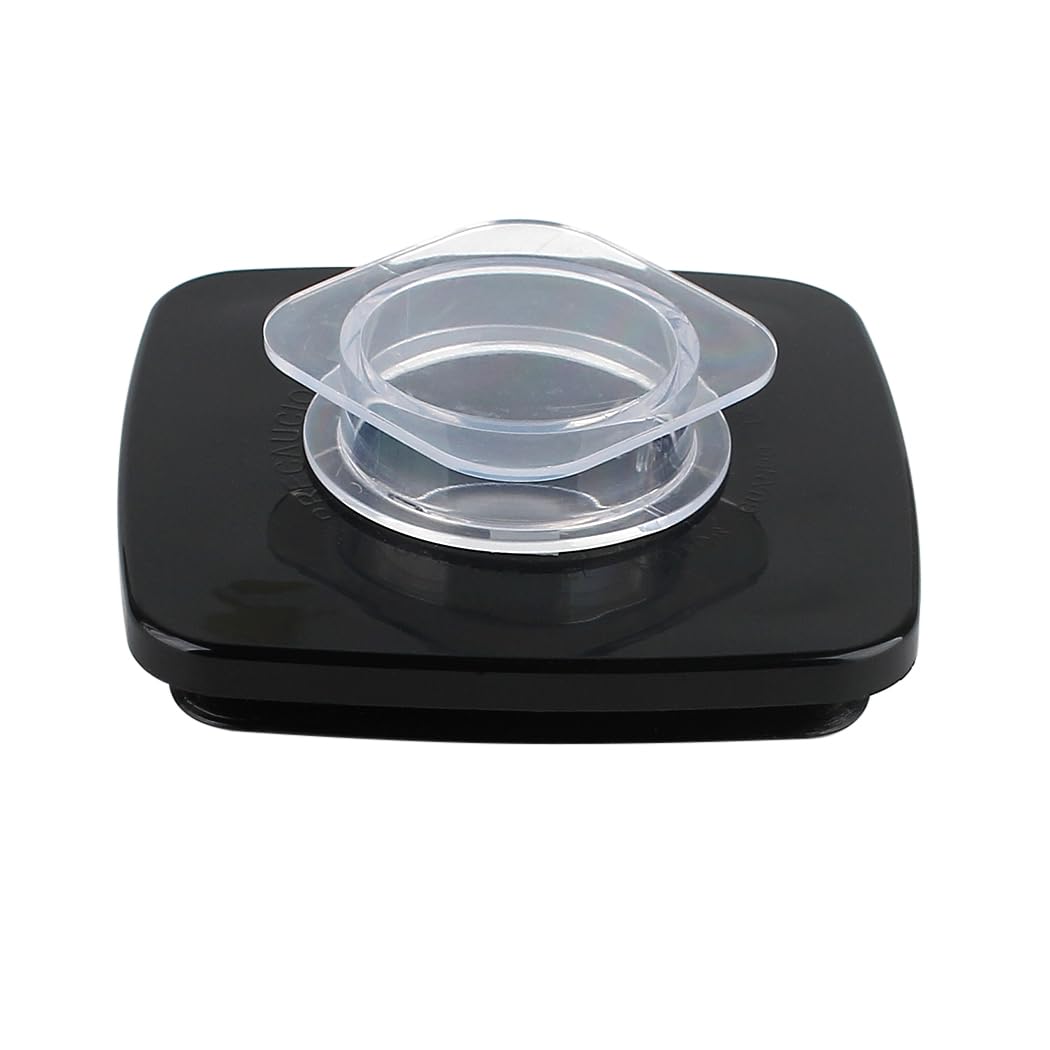 Veterger Replacement Parts 5-Cup Square Glass Jar with Lid,Compatible with Oster Blender