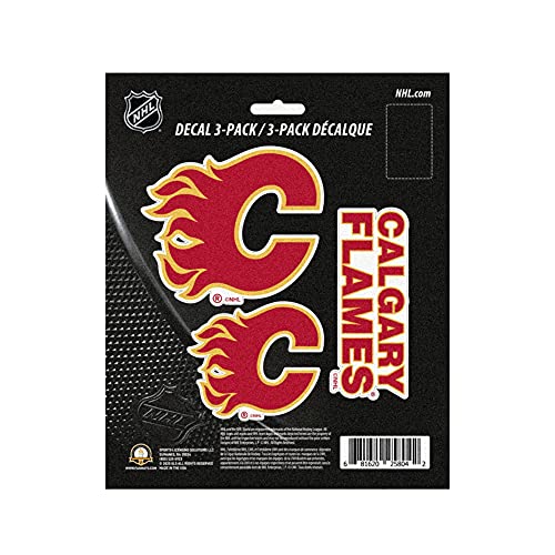 NHL 3-Piece Decal Set - Calgary Flames