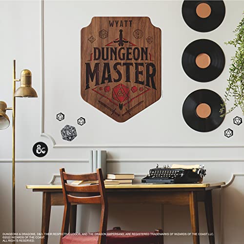RoomMates RMK5349GM Dungeons and Dragons Dungeon Master Giant Peel and Stick Wall Decal with Alphabet