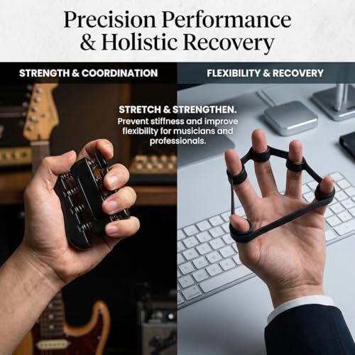 Adjustable Grip Strength Trainer Set - 6 Piece Hand & Forearm Workout