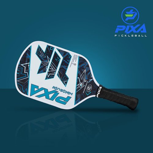 PIXA Mindrush T-700 Carbon Fiber 20mm Pickleball Paddle, Intermediate Racket/Advanced Racquet Super Long Handle 5.5 Inches: High Grit/Surface Friction/Great Gift!