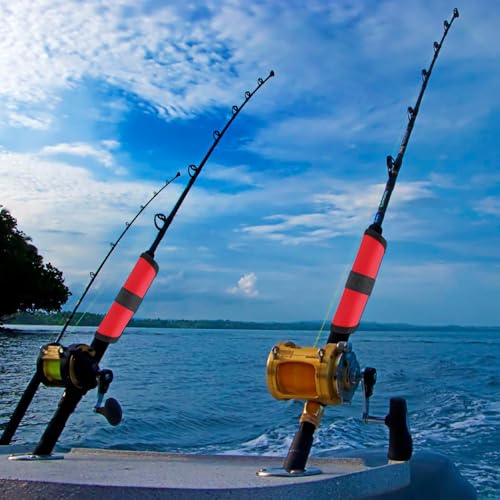 8-Pack Fishing Lure Covers & Heavy-Duty Rod Sleeves - 6"