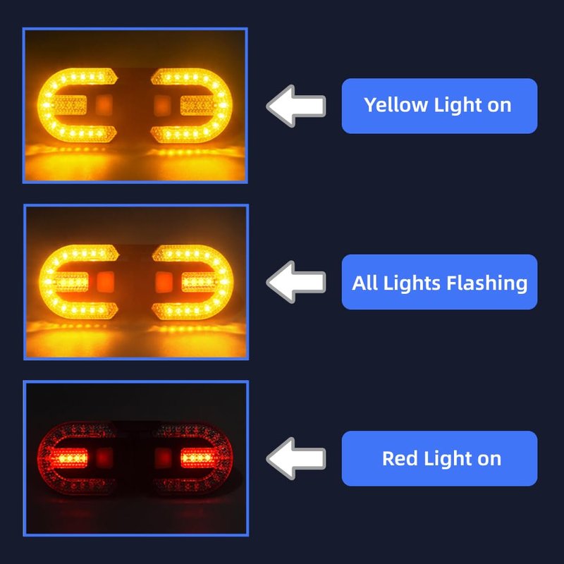 HITASTAR Bright LED Bike Tail Light with Turn Signal, Split Bicycle Rear Lights,Fast USB Rechargeable Waterproof LED Bike Safety Taillights for Night Riding