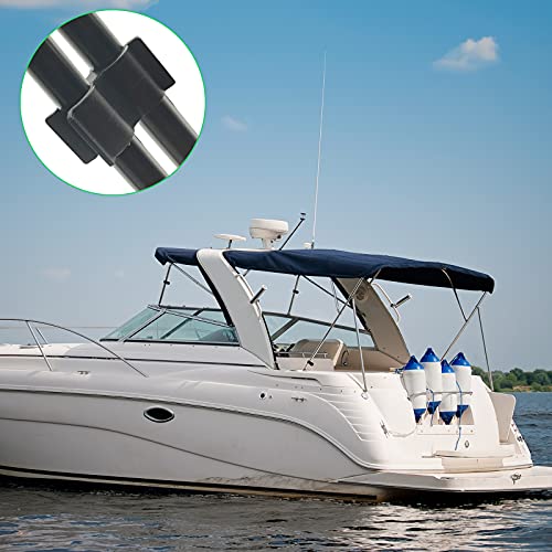 Bimini Top Pole Clips - Anti-Rattle Security Boat Accessories