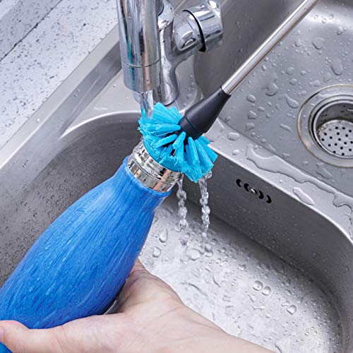 Stainless Steel Water Bottle Cleaning Brush - 2 Pack with Long Handle