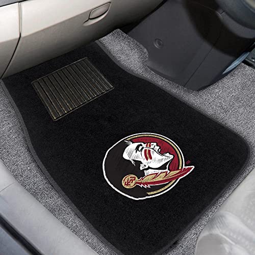 Embroidered Team Logo Car Mat Set - Florida State Seminoles