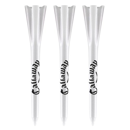 Callaway Performance Plastic Golf Tees (30 Pack), White, 2.75 Inch