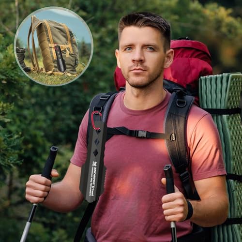 Ultralight Aluminum Backpacking Trowel - Black Grey